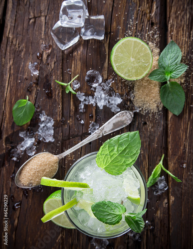 Photo  fresh mojito drink