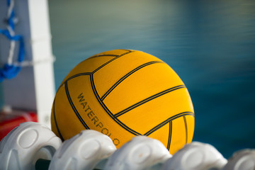 A water polo ball