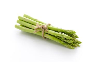 asparagus isolated on white