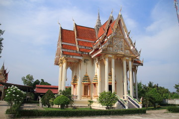 temple at Wat Thung Sawang, Sisaket Province