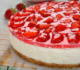 Canvas Print - strawberry cheesecake