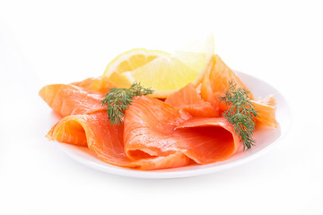 Wall Mural - salmon and dill