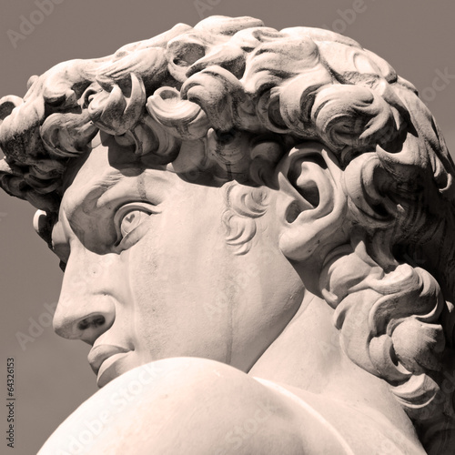 Board z aluminiowym obramowaniem Sztuka włoska, david by michelangelo