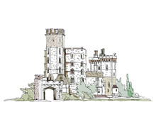 Windsor Castle, England, Queen S Favourite Castle  Sketch Collec