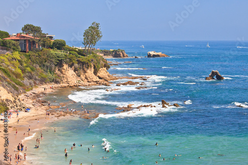 Cuadros en Lienzo Little Corona Del Mar Beach - Newport Beach, California