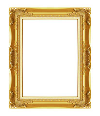 Wall Mural - picture frame isolated on white background