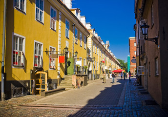  The streets in old town, Riga, Latvia