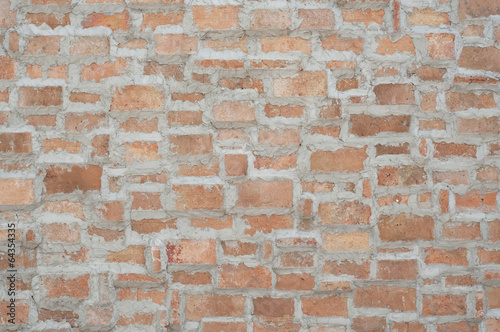 Board z aluminiowym obramowaniem Nowy mur z cegły.