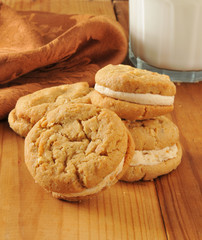 Poster - Peanut butter cream sandwich cookies