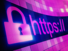 Secure Internet Https Concept