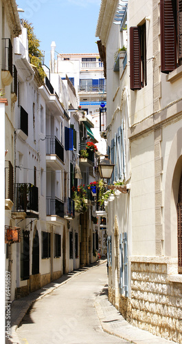 Naklejka dekoracyjna Callejuela de Sitges, Barcelona