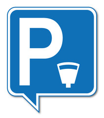 Sticker - Logo parking payant.