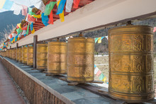 Buddhist Prayer Wheels