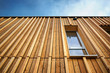 Holzhaus Holzfassade moderne Fassade profiliert Vollholz
