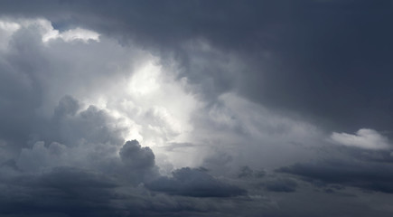 Wall Mural - Grey storm clouds