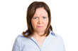 © pathdoc - Headshot angry woman isolated on white background
