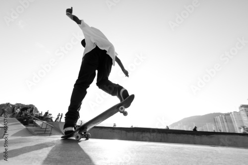 Fotoboard na płycie Radykalna jazda - skateboarding