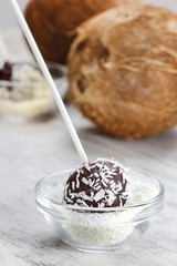 Poster - Chocolate and coconut cake pops