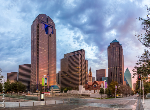 Tapeta ścienna Dallas downtown - dzielnica sztuki