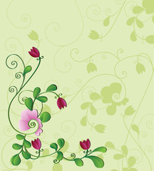 Poster - Flower background