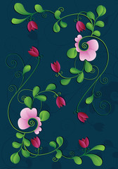 Poster - Flower background