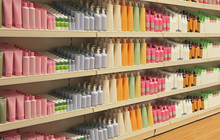 Retail Store Cosmetic Shelves