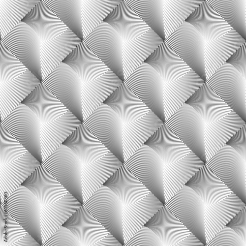 Board z aluminiowym obramowaniem Projekt bez szwu diamentowy wzór geometryczny