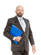 © magann - business man with blue folder