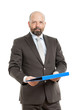 © magann - business man with blue folder