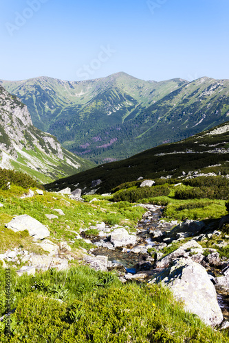 Board z aluminiowym obramowaniem Wysokie Doliny, Wysokie Tatry, Słowacja