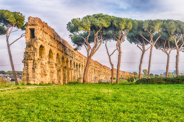 Fototapete - Park of the Aqueducts, Rome
