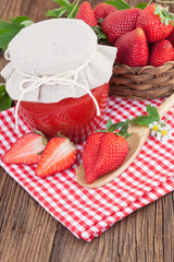 Canvas Print - Strawberry jam