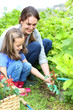 © goodluz - Little girl helping her mother to do gardening