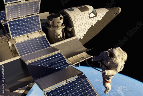 Naklejka samoprzylepna Astronauta