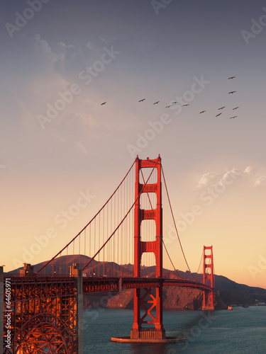 Plakat na papierze fotorealistycznym San Francisco