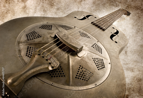 Obraz na płótnie canvas Vintage bluesowa gitara