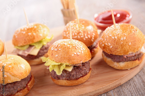 Naklejka samoprzylepna Hamburger