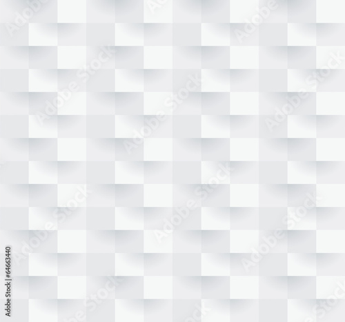 Naklejka - mata magnetyczna na lodówkę White geometric texture. Vector seamless background.