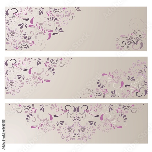 Banner Mit Ornamenten In Beige Und Lila Buy This Stock Vector And Explore Similar Vectors At Adobe Stock Adobe Stock