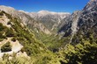 View of the Samaria Gorge, Crete, Greece