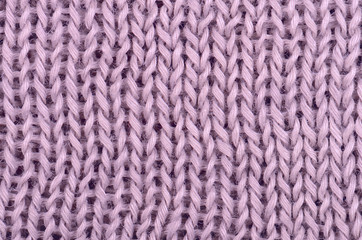 Wall Mural - close up pink knitted pullover background