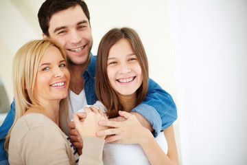 Poster - Parents and daughter