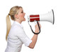 © Coloures-Pic - Woman with Megaphone