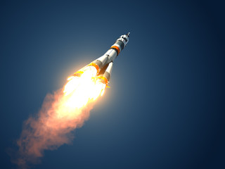 Wall Mural - carrier rocket 