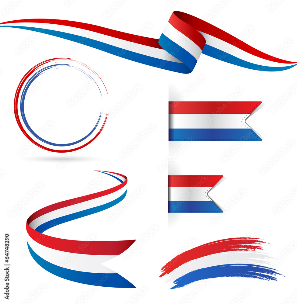 bandiera olanda - obrazy, fototapety, plakaty 