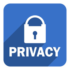 Poster - privacy flat icon