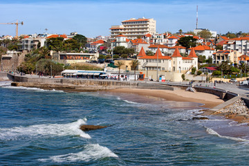 Canvas Print - Seaside Resort of Estoril in Portugal