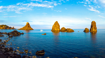 Famous Riviera of the Cyclops, Sicily, Italy