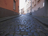 Fototapeta Uliczki - Stone pavement 