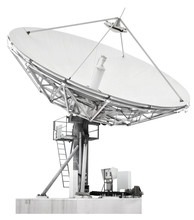 Large Satellite Dish Parabolic Antenna Designed For Transatlanti